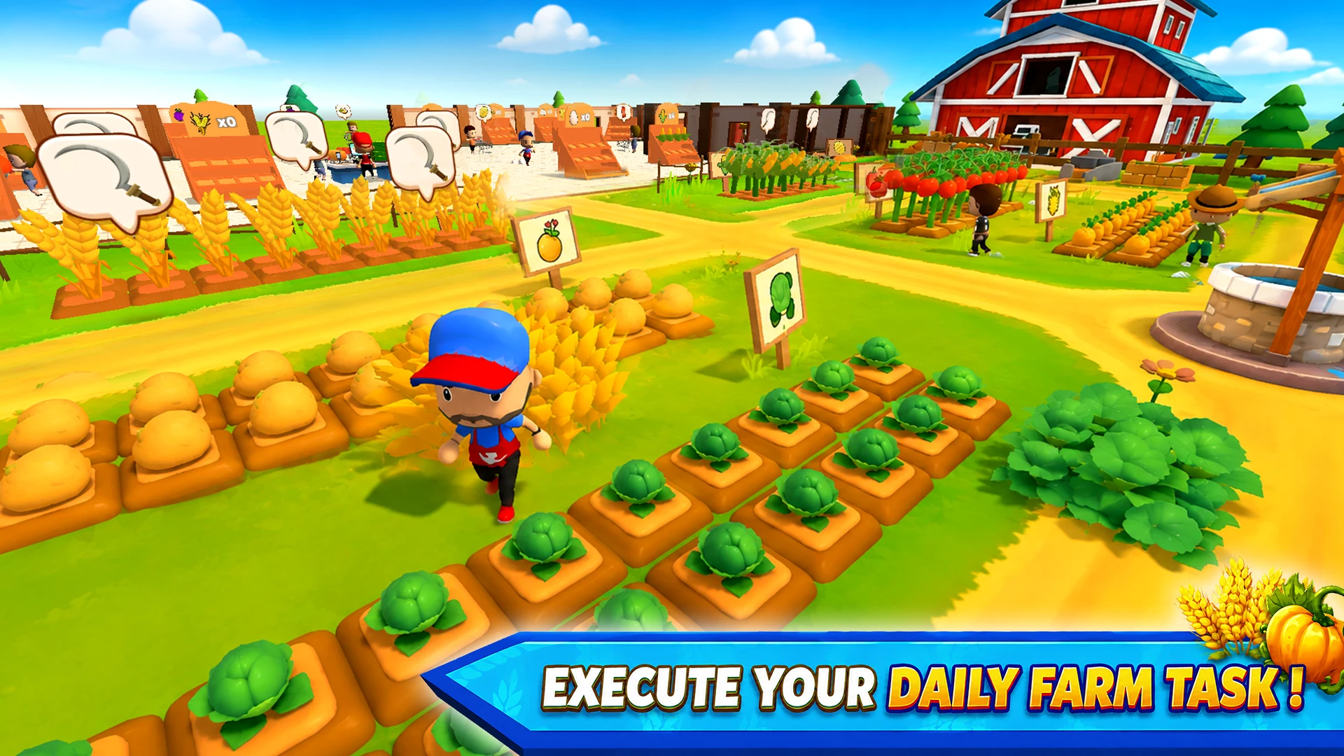 Idle Farm Mart Tycoon Sim screenshot