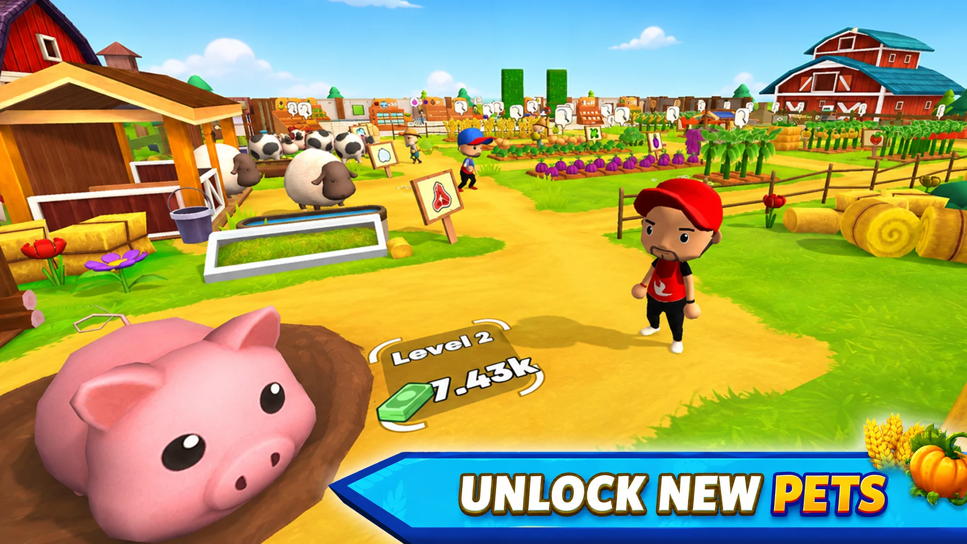Idle Farm Mart Tycoon Sim screenshot